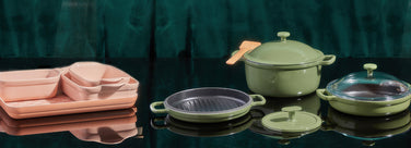 ovenware set with cast iron cookware set